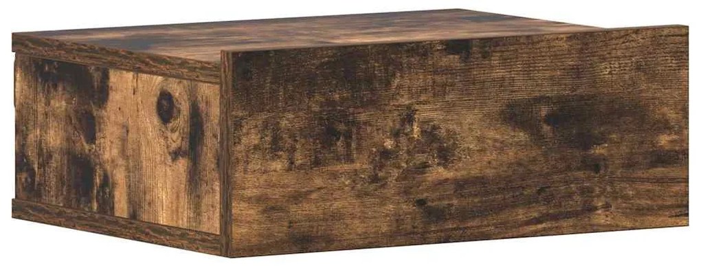2 db füstös tölgy színű függő éjjeliszekrény 40 x 30 x 15 cm