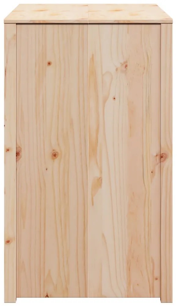 kültéri konyhai szekrény 106x55x92 cm tömör fenyőfából