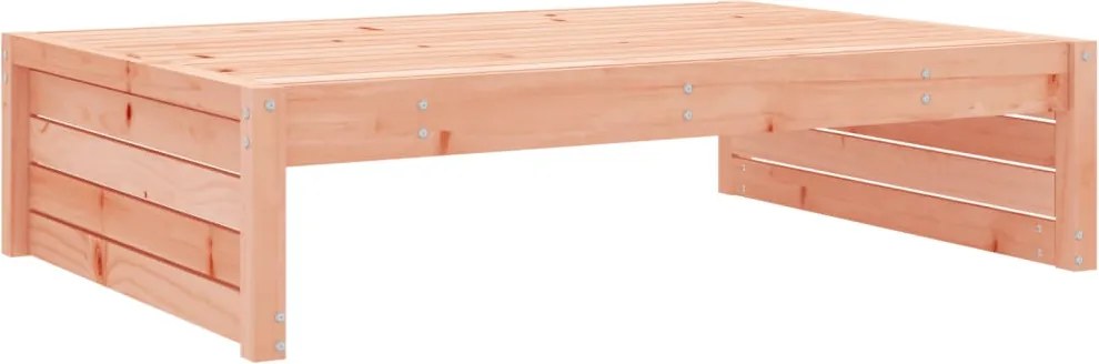 vidaXL tömör duglászfenyő kerti lábzsámoly párnával 120x80 cm