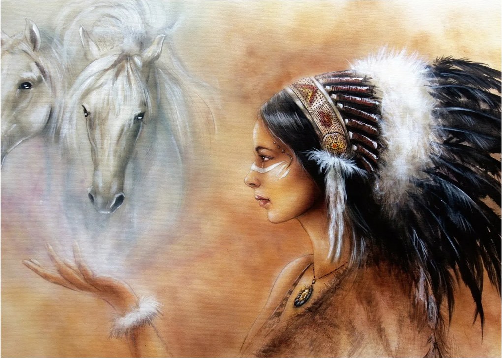 Kép - Indiánok varázslata (70x50 cm)