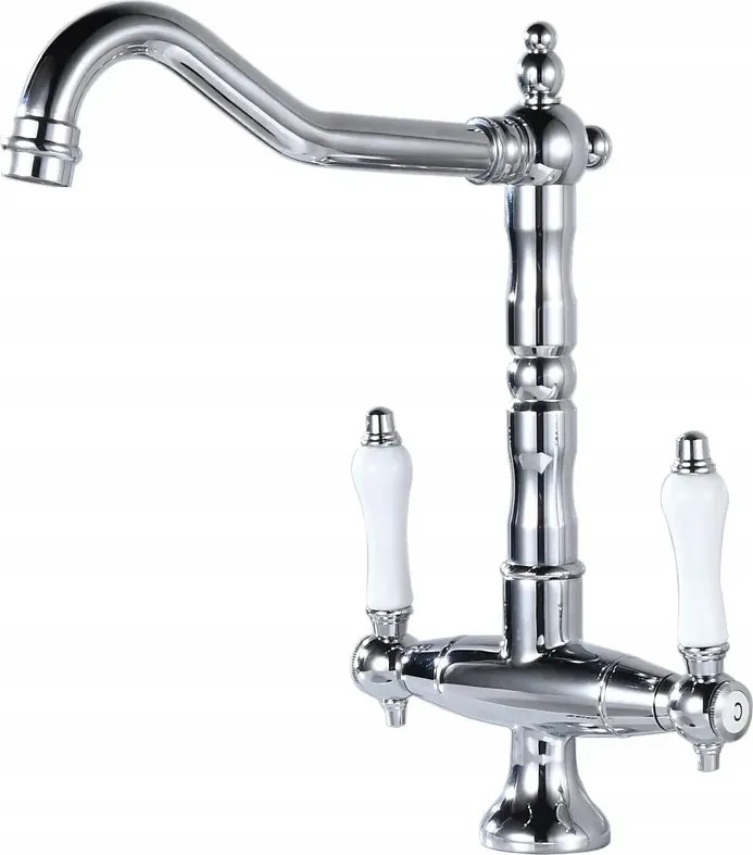 Konyhai csaptelep Old Retro Króm