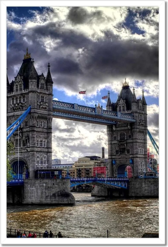 Poszterek keretben 40x60 Tower Bridge London felvonóhíd