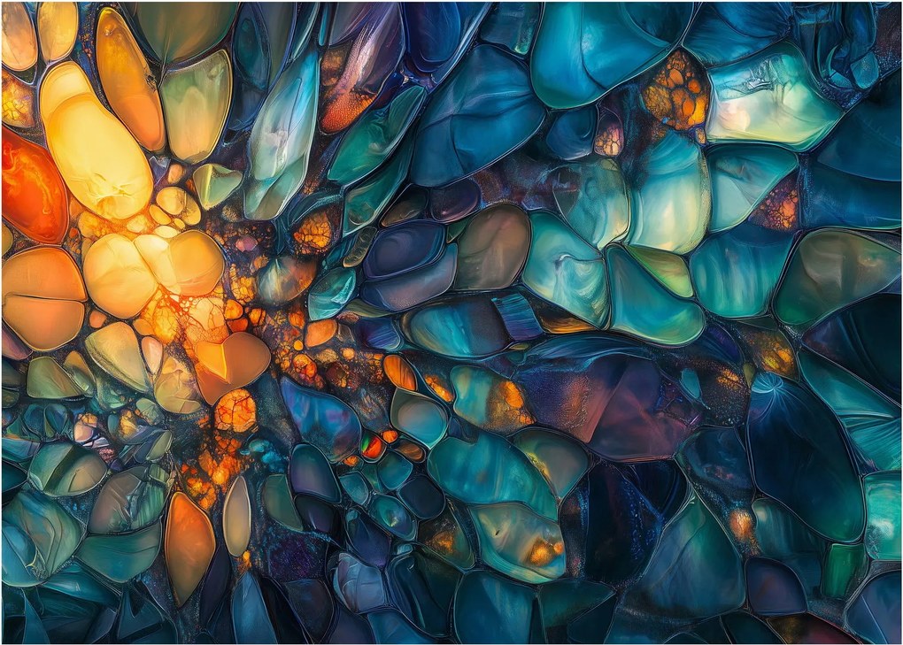 Üveg kép - Üvegmozaik (70x50 cm)