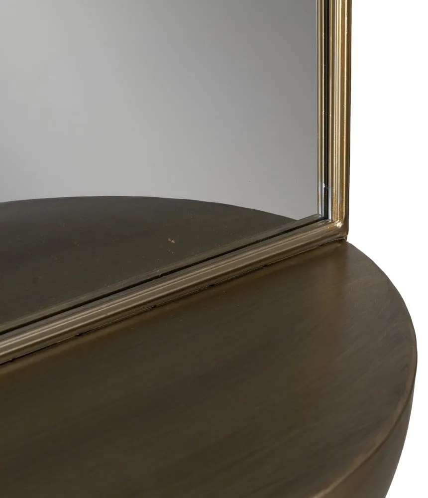 Fali tükör polccal 37x40 cm – Ixia