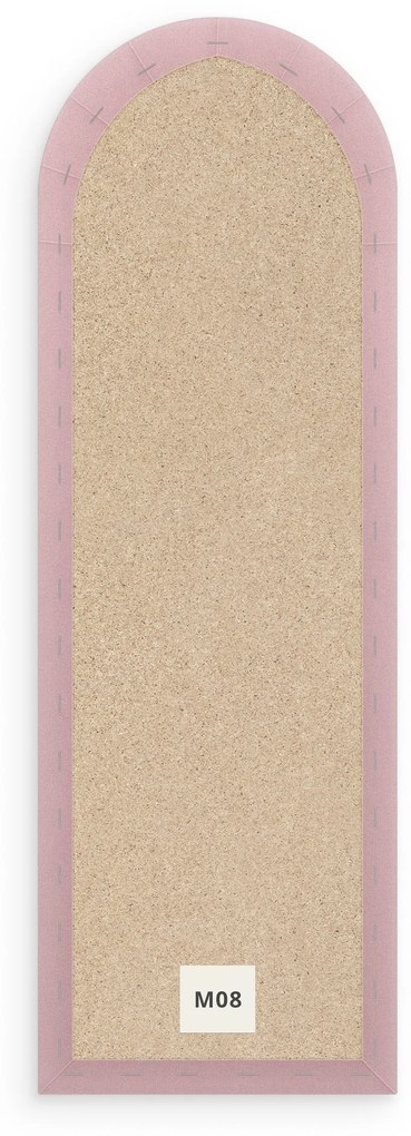 Bársony kárpitozott panel - Íves - 20x60cm Szín: Khaki zöld