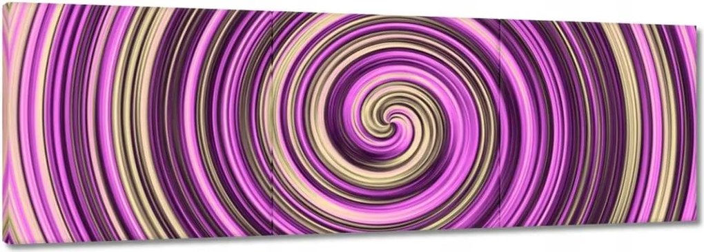 Vászonkép 60x20 Lila centrifuga és krém