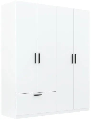 LITA Gardrób Szekrény Fehér Színben180 cm