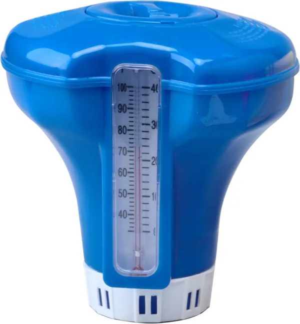 PONTAQUA úszó vegyszeradagoló hőmérővel mini