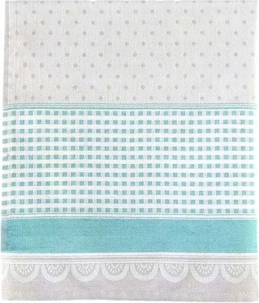 Zefirek pamut konyhai törlőkendő 50x70 világos türkiz