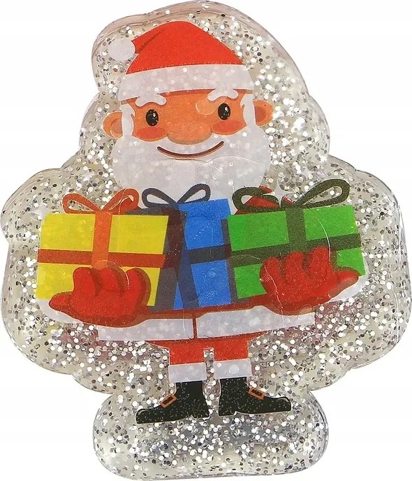 Gél Dísz Ablakra Mikulás karácsonyi Led