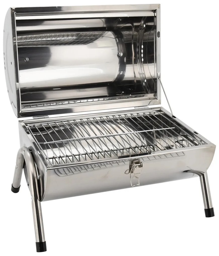 Cattara Double faszenes utazó grill, 42 x 38 x 26 cm