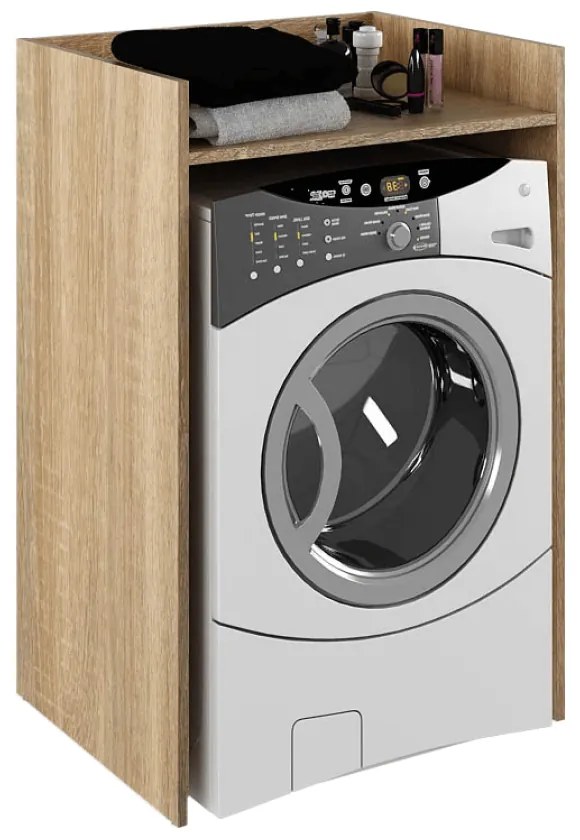 VOJTO mosógép szekrény, sonoma tölgy