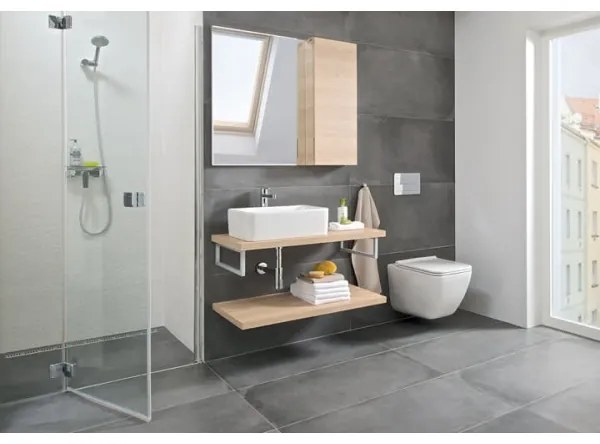 JIKA H8184230001121 - CUBITO 50x35 cm kerámia mosdó, fehér, pultba építhető