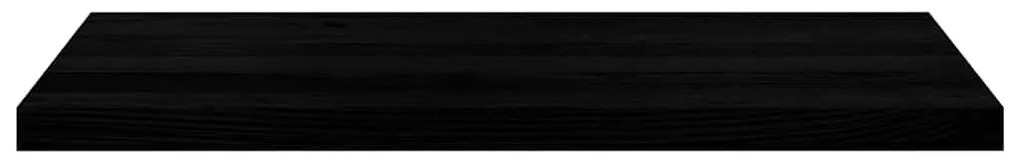 ablakpárkányok 2 db sötétbarna 90x40x2 cm tömör fa tölgyfa