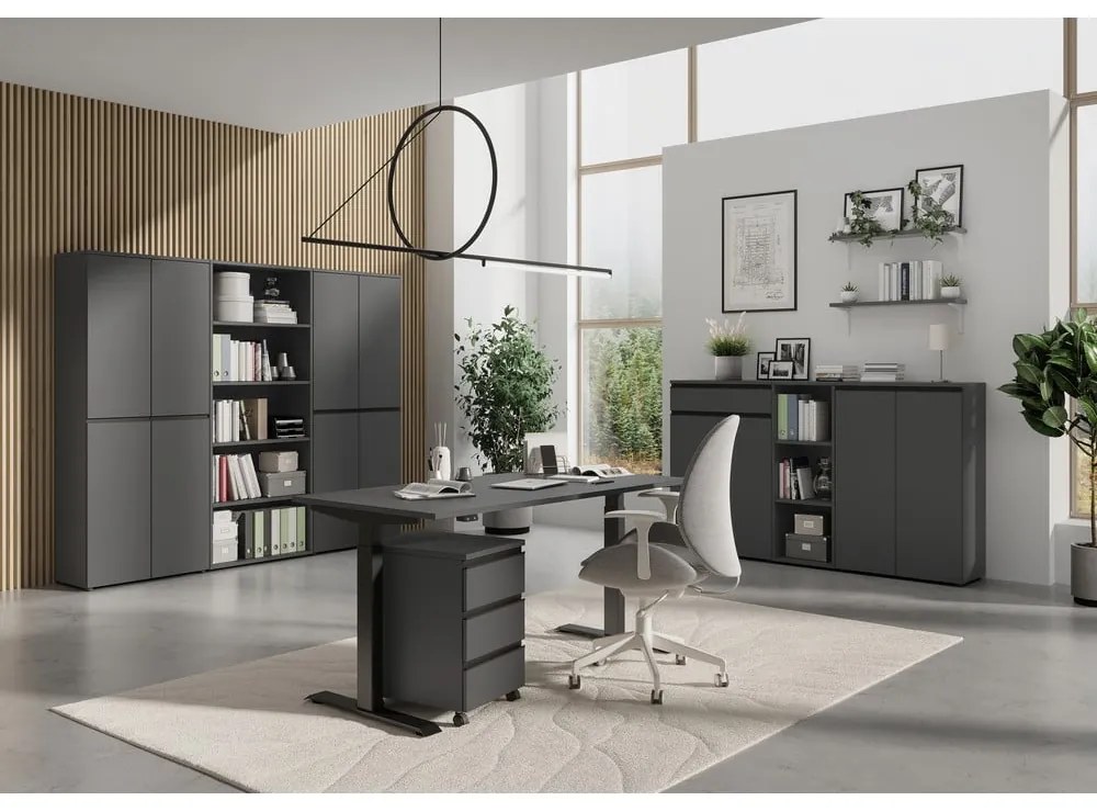 Állítható íróasztal elektromosan állítható magassággal 80x120 cm Bedano – Germania