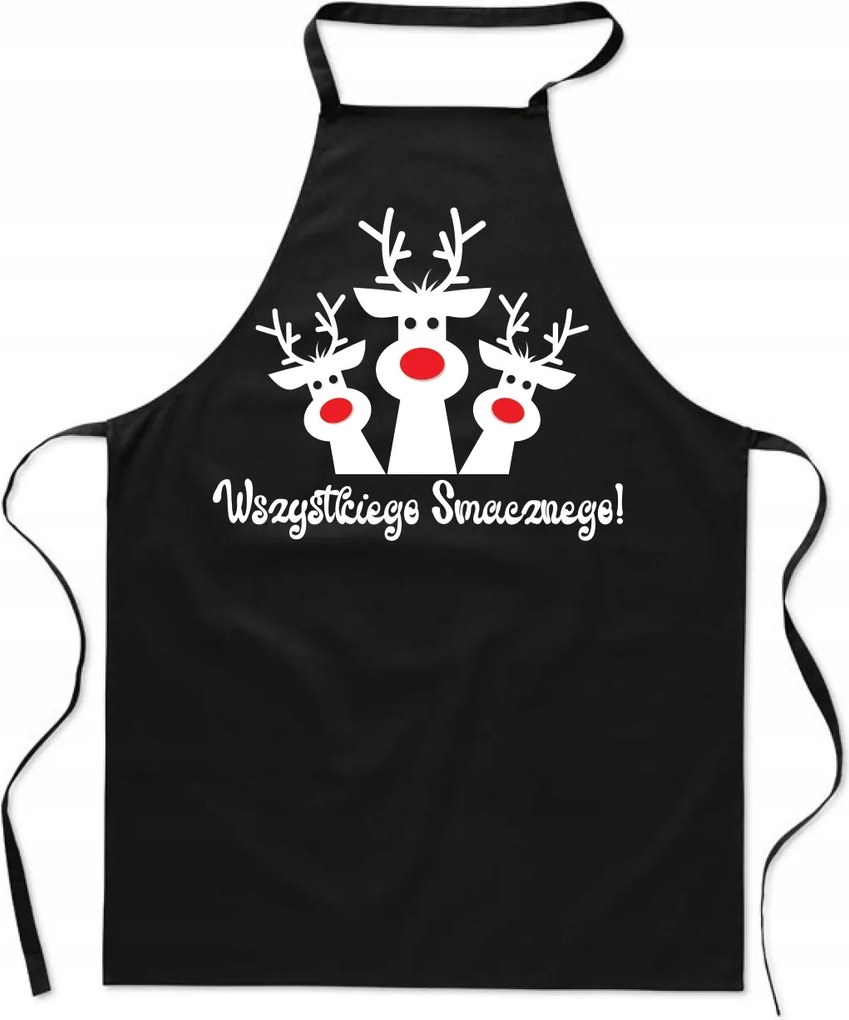 Konyhai Kötény Minden Ízletes Rénszarvas Nyomtatással Karácsonyi ajándék