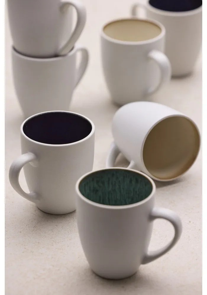 Fehér-zöld kerámia bögre 300 ml Gastro White/Green – Bitz