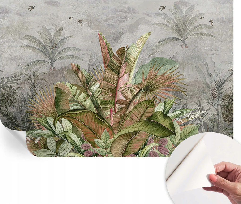 Öntapadós fotótapéta Divatos Egzotikus dzsungel 104x70 cm