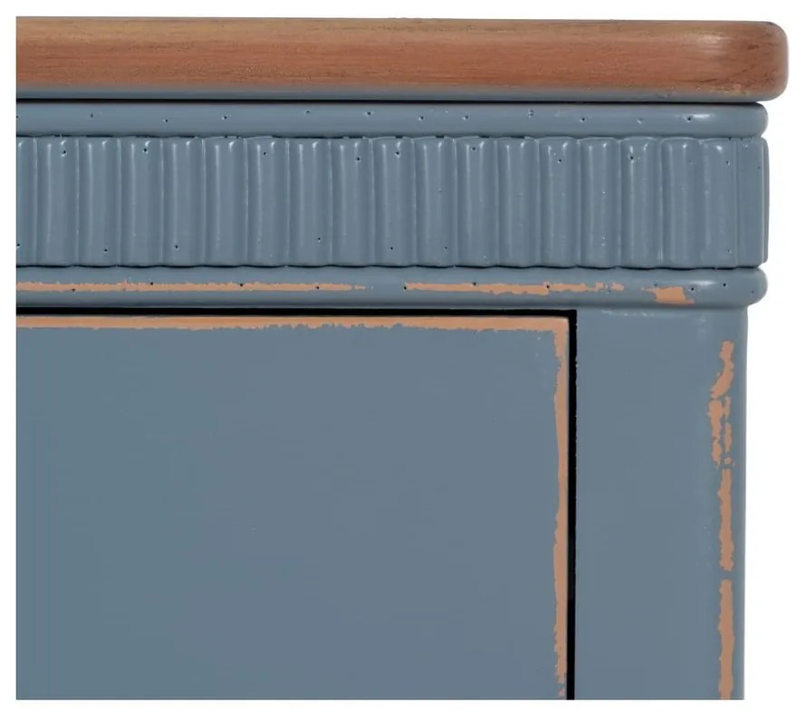 Kék éjjeliszekrény Shabby – Ixia