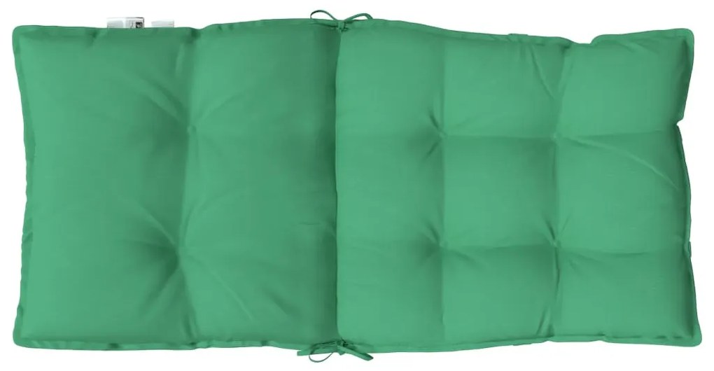 6 db zöld oxford szövet háttámlás székpárna