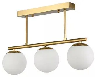 Bali 47 cm-es arany színű függesztett mennyezeti lámpa, E27-es foglalattal