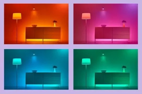 WiZ - LED RGBIC dimmelhető szalag 4m LED/10,2W/5V 2700-6500K Wi-Fi