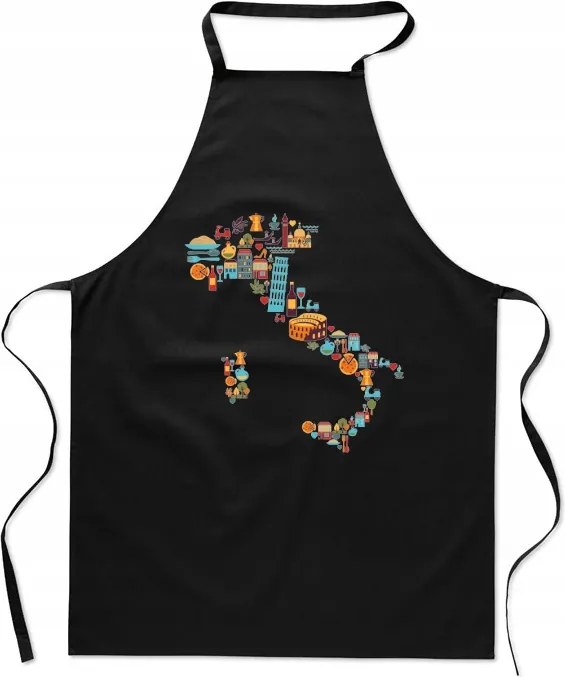 Konyhai kötény Olaszország Konyha Kulinária Étterem Divatos nyomtatás