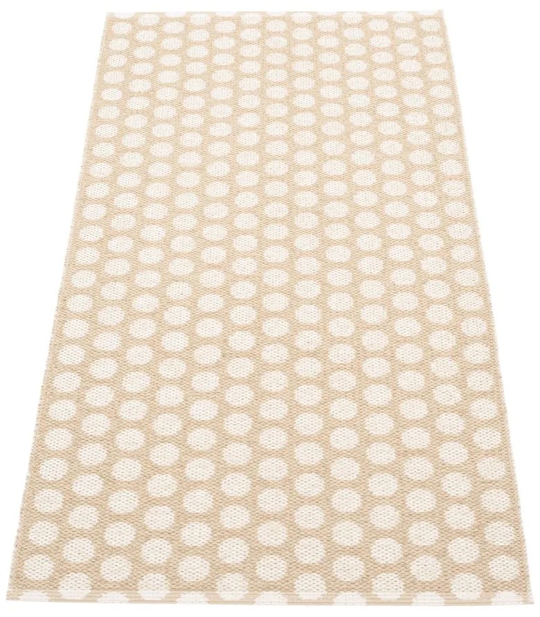 Bézs-krémszínű kültéri-beltéri futószőnyeg 70x150 cm Noa Beige Vanilla – Pappelina