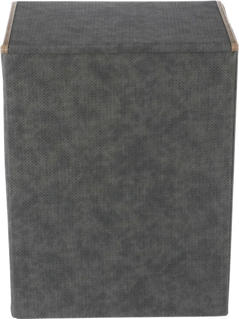 Autronic Szövet tárolódoboz fedéllel 38 × 28 × 50cm, szürke