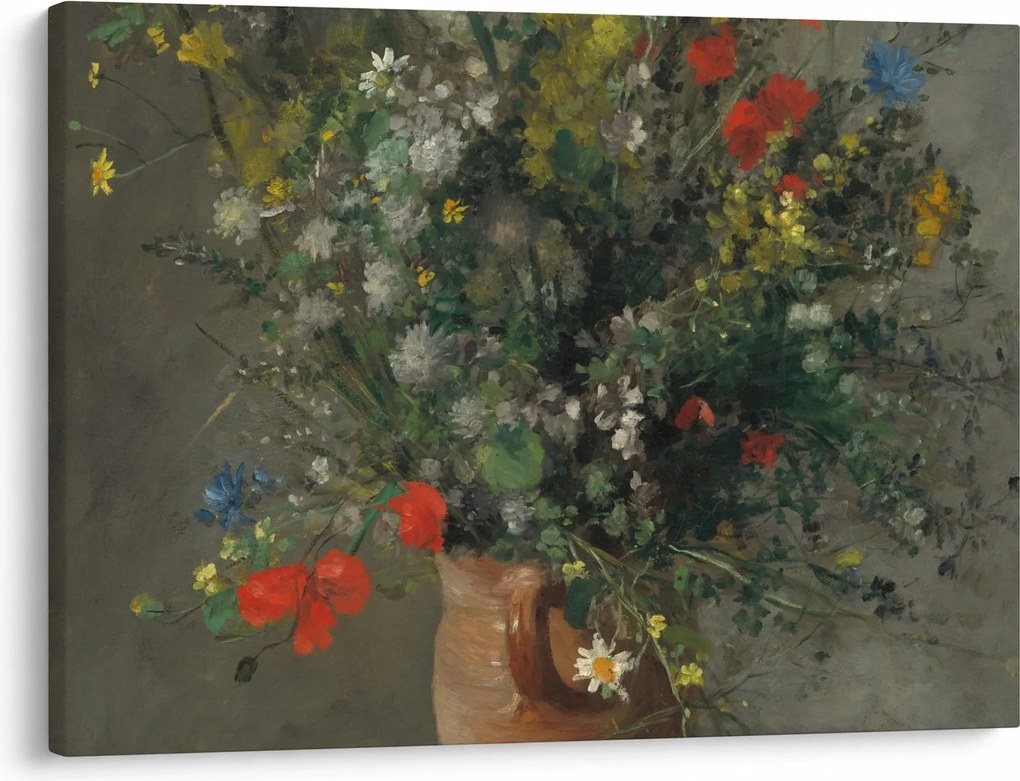 Kép - Auguste Renoir, Flowers in a Vase, reprodukciók (70x50 cm)