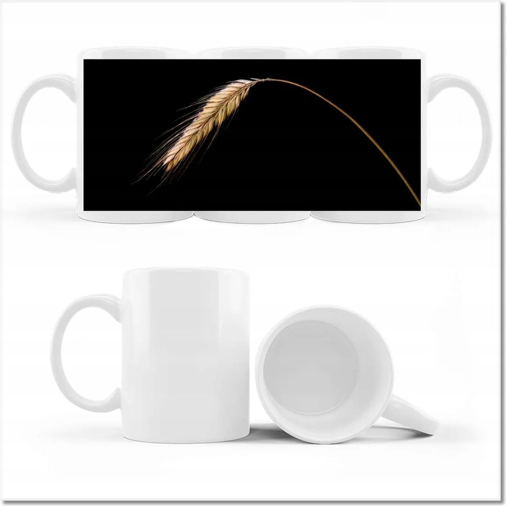 Fényképes bögre Kalász rozs gabona arany