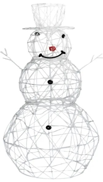 Brilagi - LED kültéri karácsonyi dekoráció 3,6W/31/230V 2700K 120 cm IP44 hóember