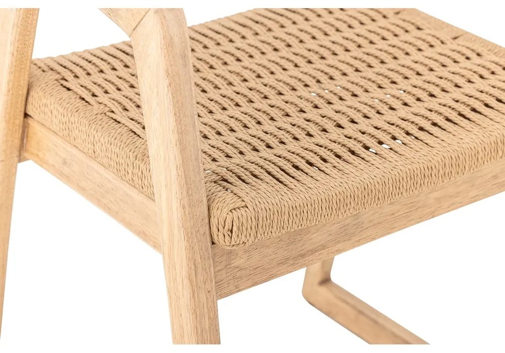 Natúr színű kaucsukfa étkezőszék Serrone – Bloomingville