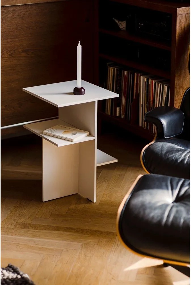 Szürkésbézs éjjeliszekrény Atik – noo.ma