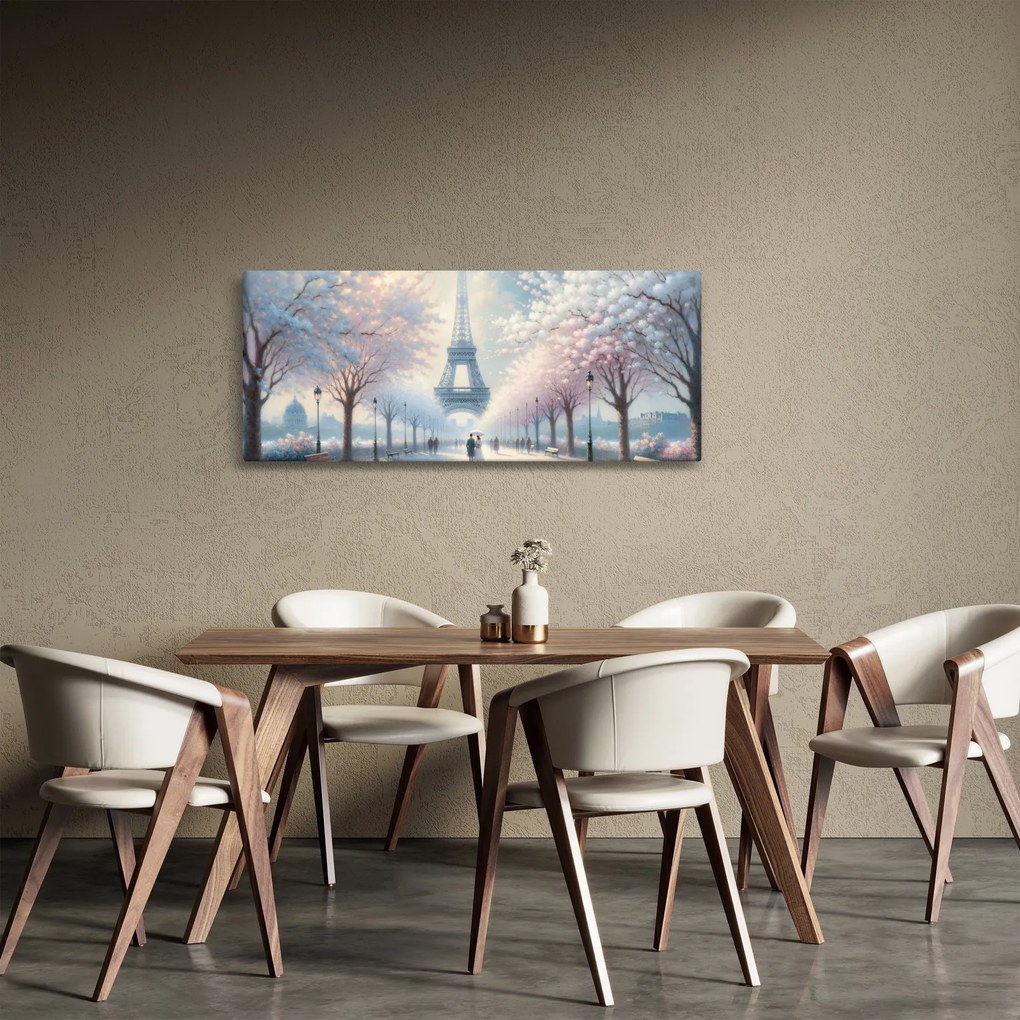 Kép - Párizsi festmény (120x50 cm)