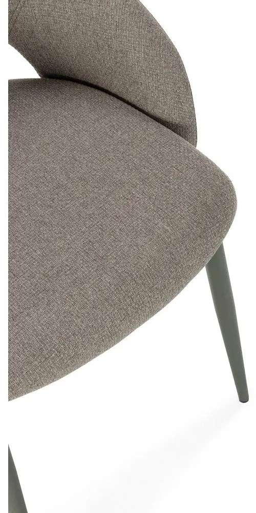 Zöld kárpitozott étkezőszék szett 2 db-os Lia – Marckeric