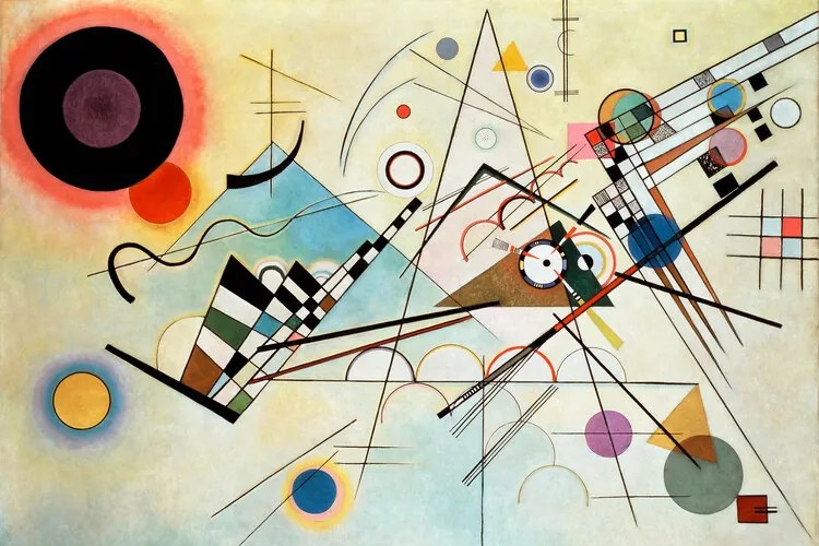 Reprodukció Kompozíció VIII. (1915), Wassily Kandinsky