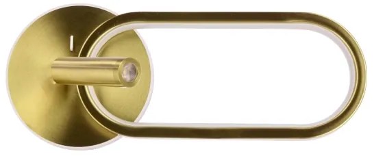 LED Fali lámpa MONET LED/13W/230V + LED/2W 3000/4000/6000K arany