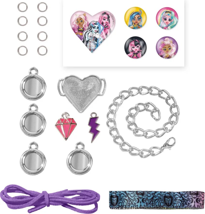 Monster High Dark charm karkötő készítő szett