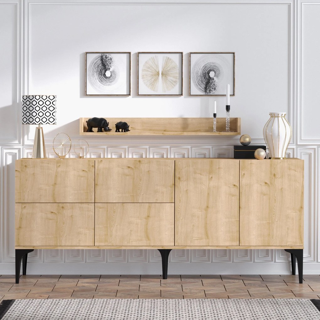 Konzolasztal Stella - Sapphire Oak