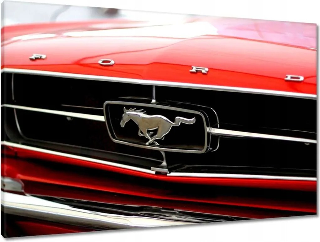 Vászonkép 90x60 Ford Mustang grill