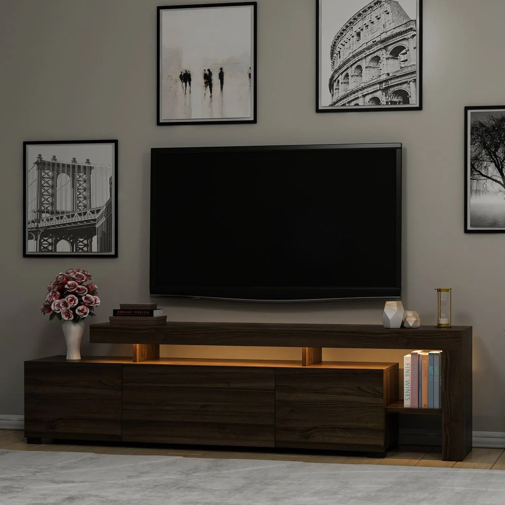 TV szekrény Beliz - Walnut