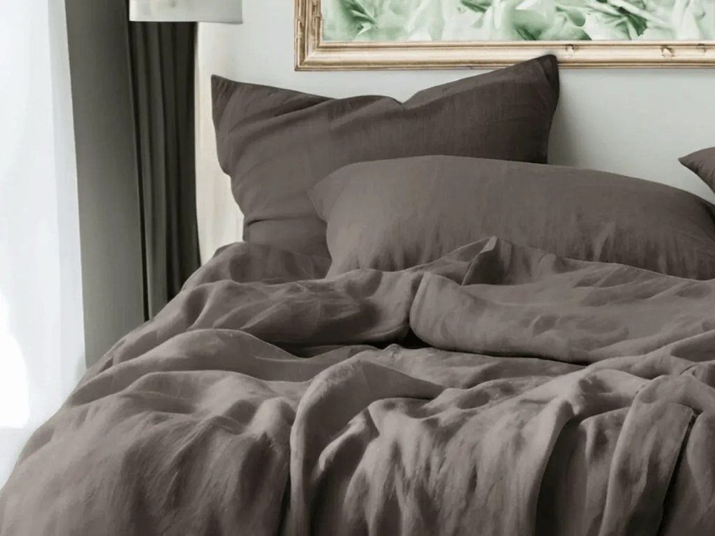 Muszlin ágyneműhuzat PURELY szürke Ágyneműhuzat mérete: 80 x 80 cm | 155 x 220 cm