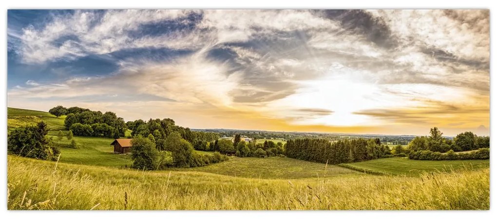 Tájkép (120x50 cm)