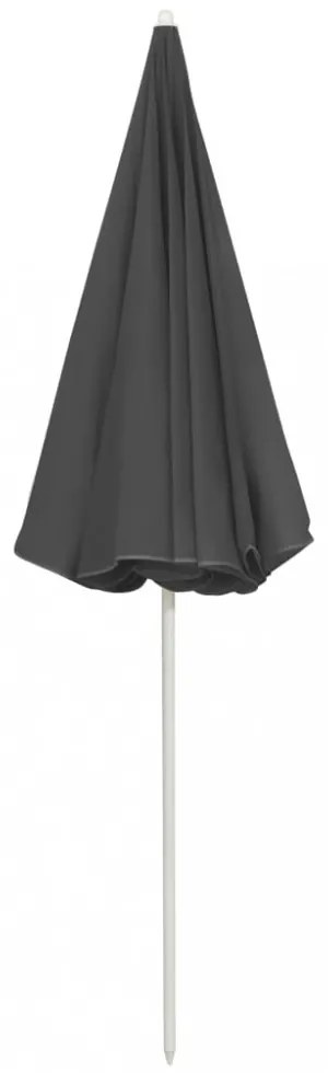 antracitszürke strandnapernyő 240 cm
