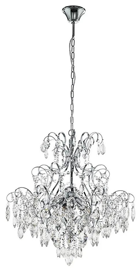 Eglo 39523 - Csillár láncon FENOULLET 5xE14/25W/230V