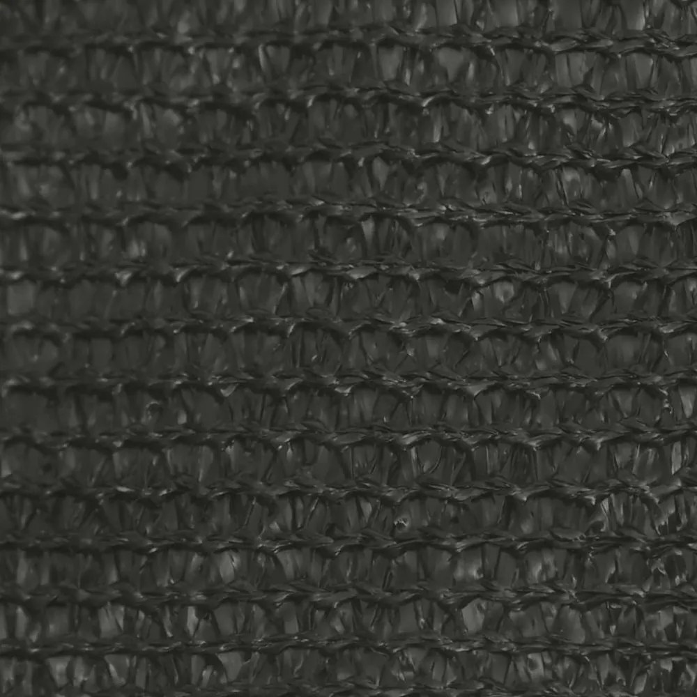 antracitszürke HDPE napvitorla 160 g/m² 3 x 4 x 5 m