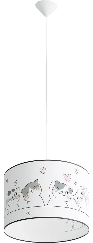 Sollux SL.1419 - Gyerek csillár zsinóron CAT 1xE27/15W/230V átm. 40 cm