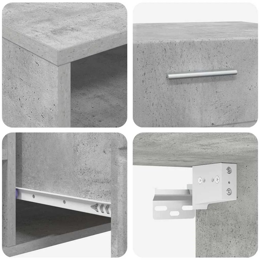 TV szekrény fiókkal Magasfényű fehér 100.5 x 39 x 30 cm Faanyag