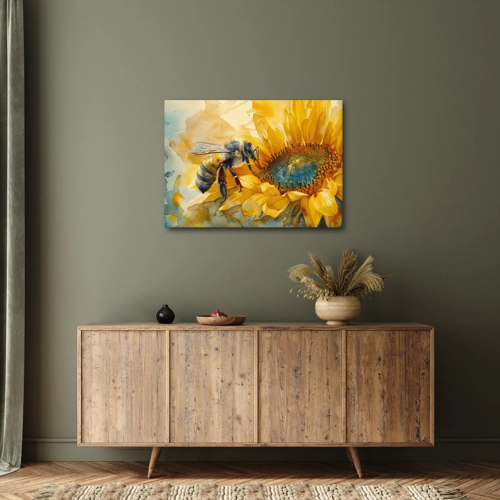 Kép - Méh, akvarell (70x50 cm)